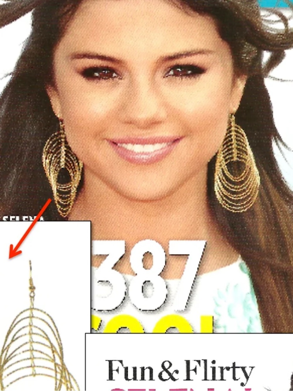 Sterling Silver 925 Multi-Hoop Layered Drop Earrings